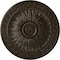 Ekena Millwork Randee Ceiling Medallion (Fits Canopies up to 3 7/8"), 20"OD x 1 3/8"P, Stone Hearth Crackle CM20HASHC - alternate 1